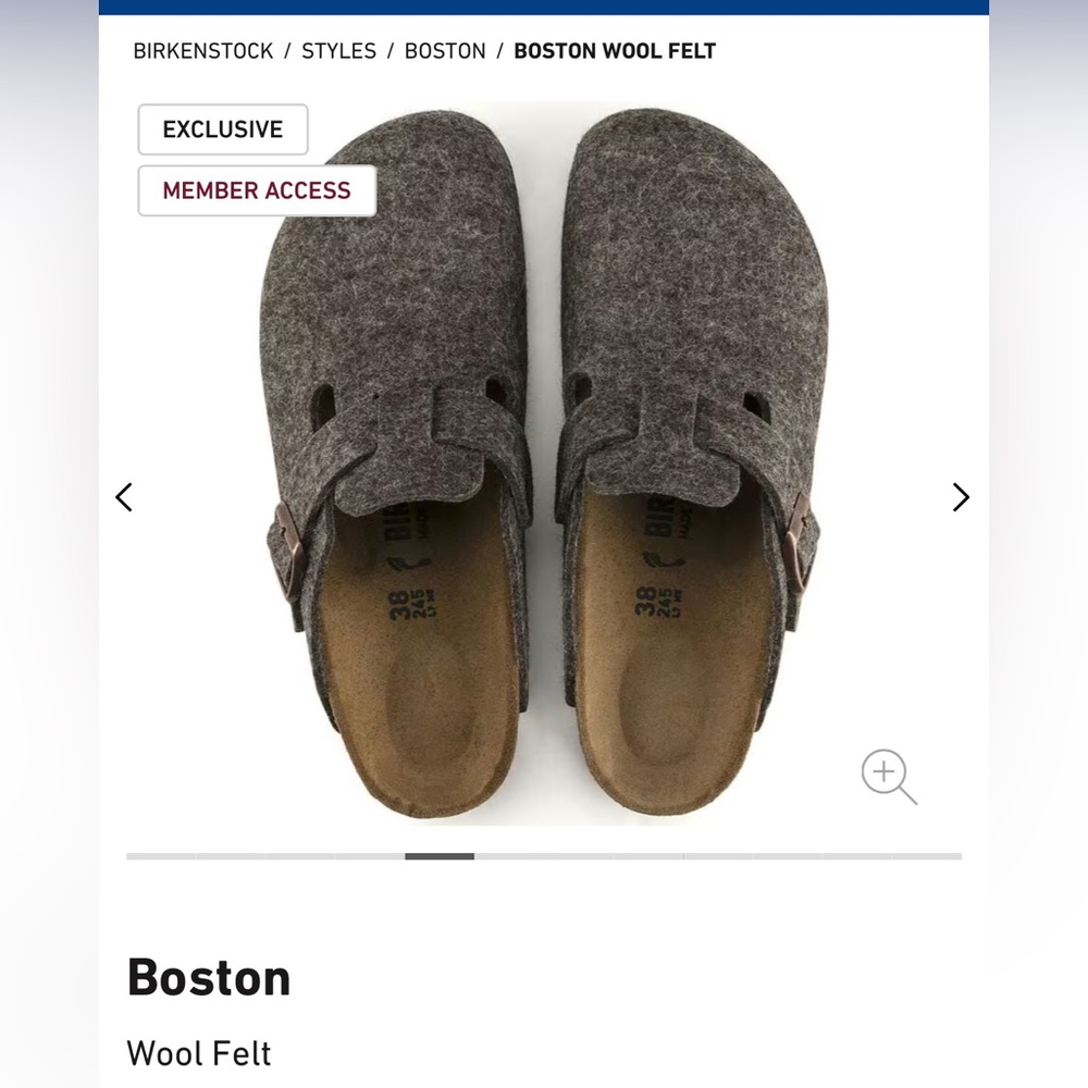 Birkenstock Boston Wool Felt